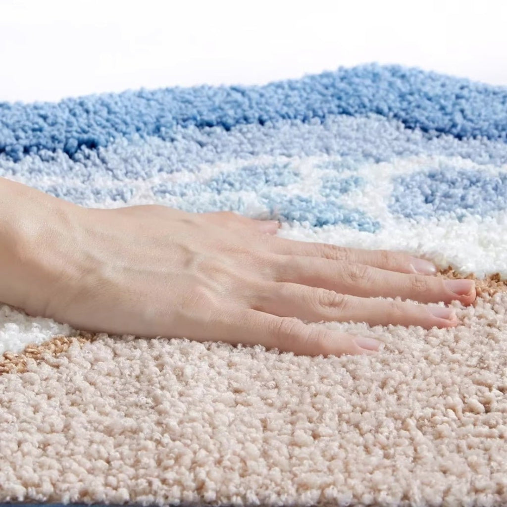 Thick Non Slip Bath Mat | Quick Dry Bathroom Rug Mat Use