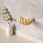 Artful Resin Wall Hook with Smooth Glossy Finish Design