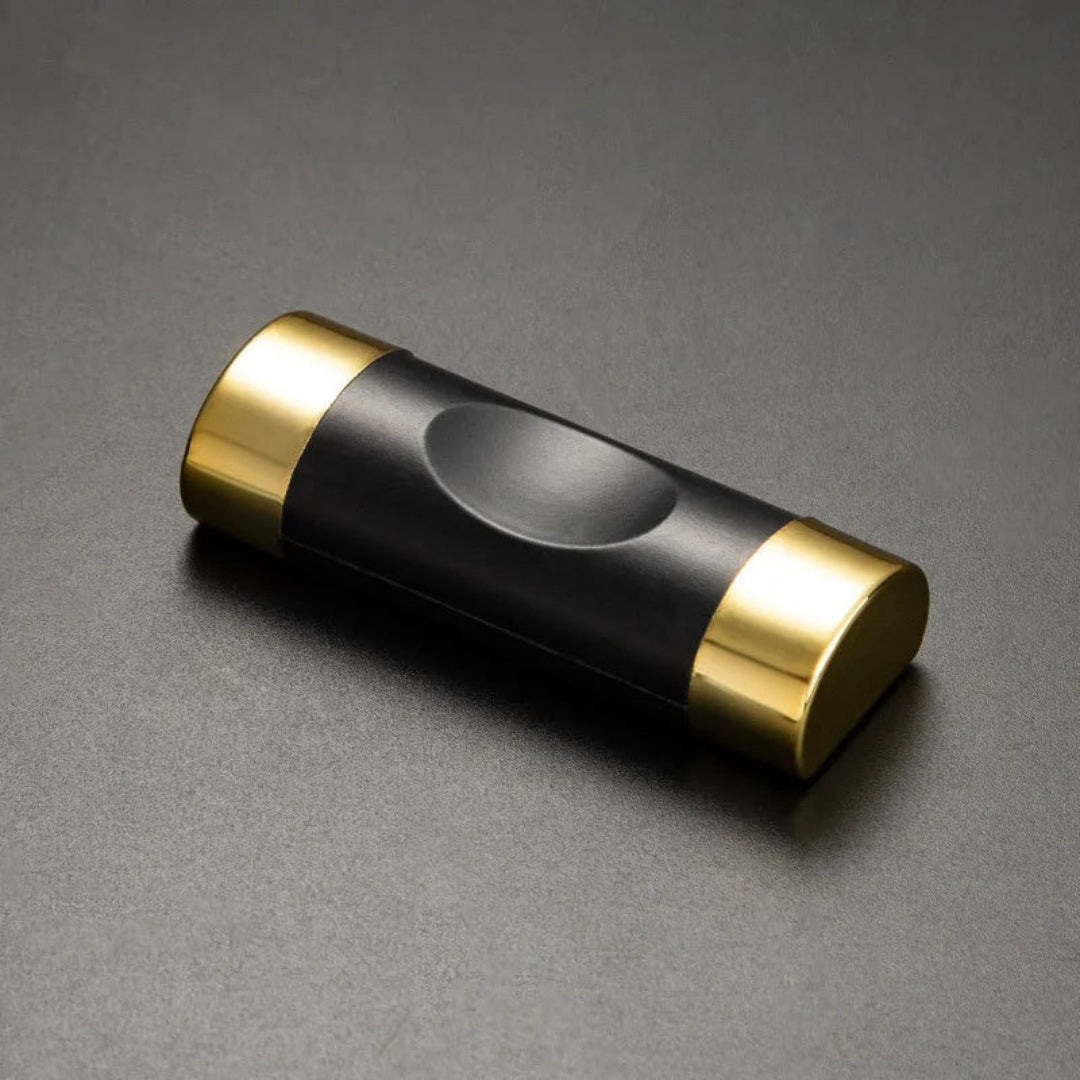 Luxe Metal Chopsticks Set of 5 | Modern Black Gold Design