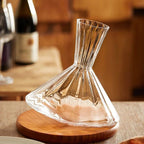 Contemporary Rotating Glass Carafe 350ml for Kitchen Tables