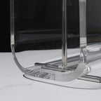 Clear Acrylic Magazine Rack as Portable Bookshelf Stand