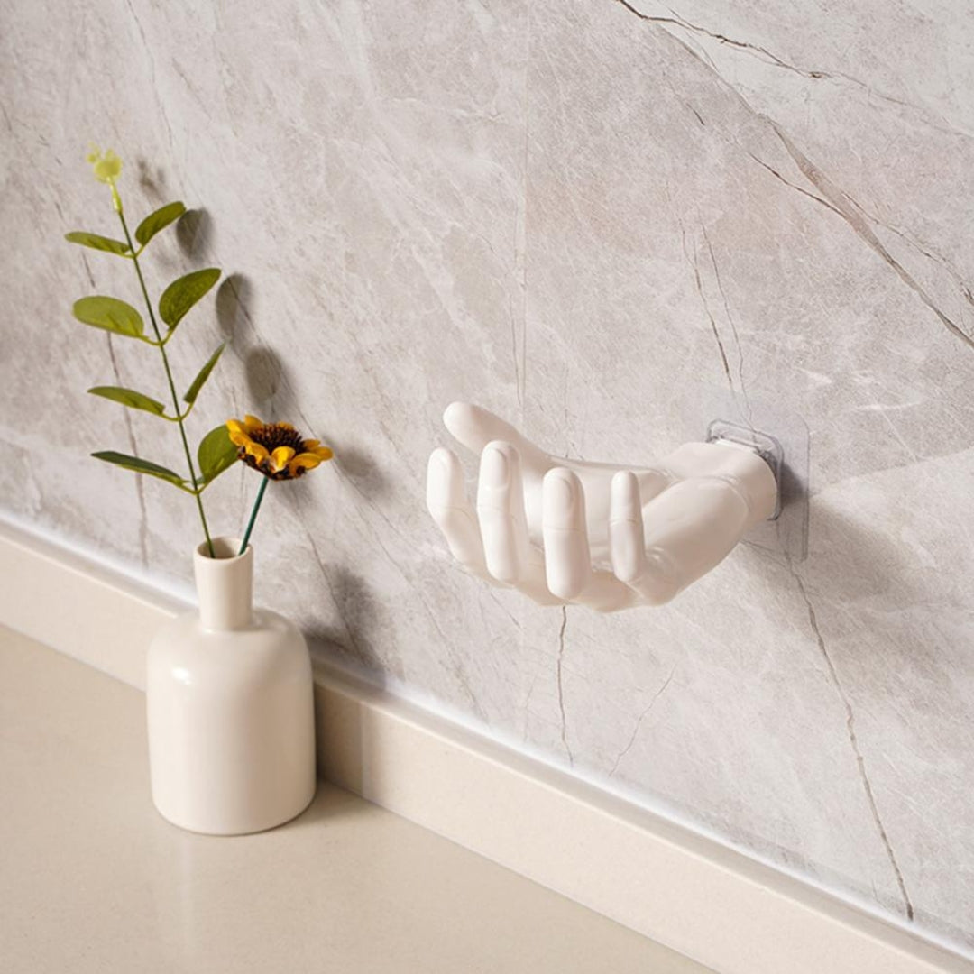 Artful Resin Wall Hook with Smooth Glossy Finish Design