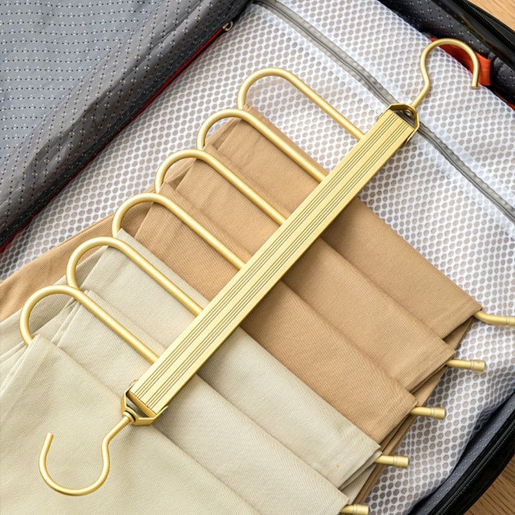 Modern Aluminum Trouser Hanger | Slim Closet Organizer