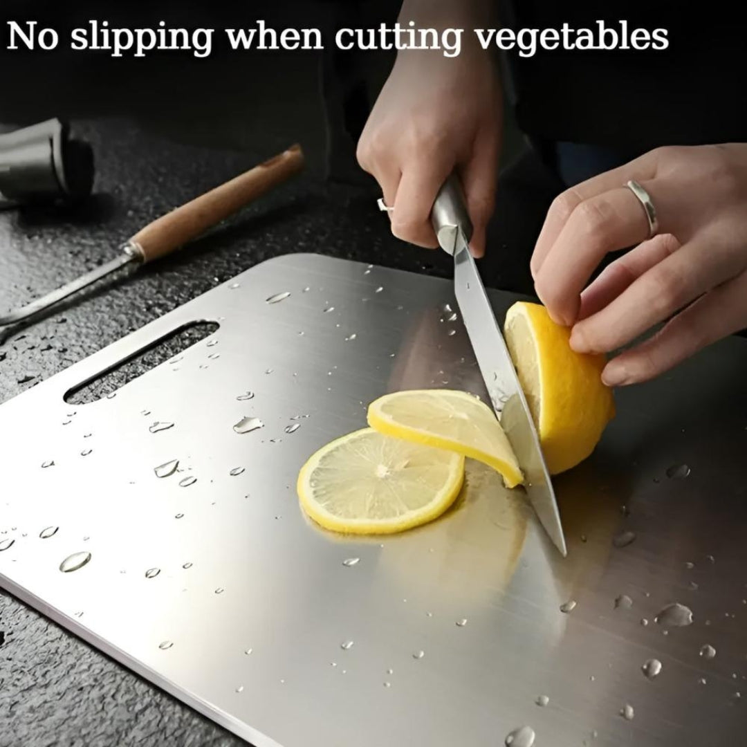 Modern Stainless Steel Cutting Board | Sustainable Kitchen