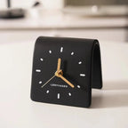 Minimalist Ceramic Desk Clock for Home Office Display Decor Black