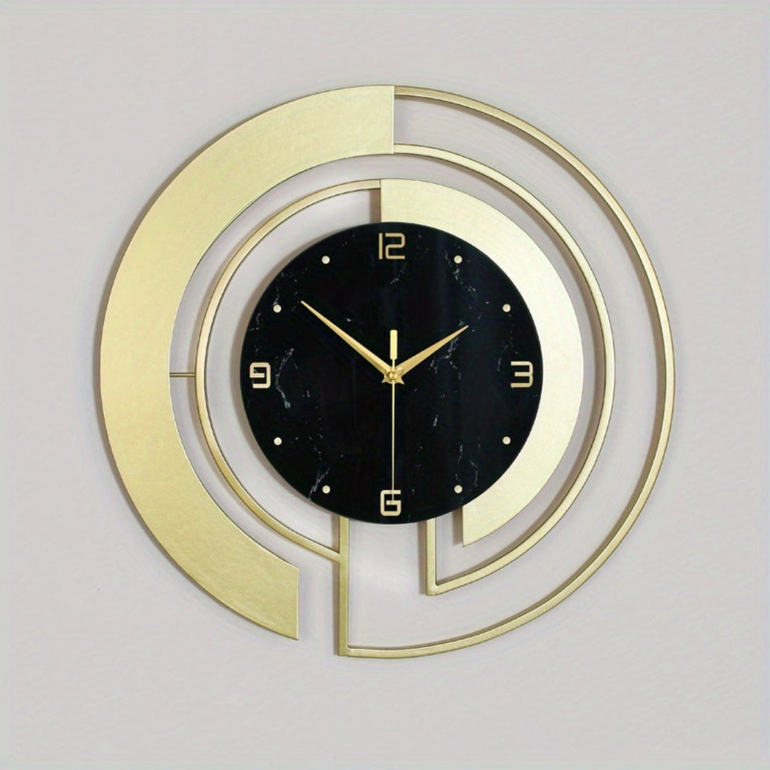 Premium 18 Inch Metal Wall Clock for Interior Styling