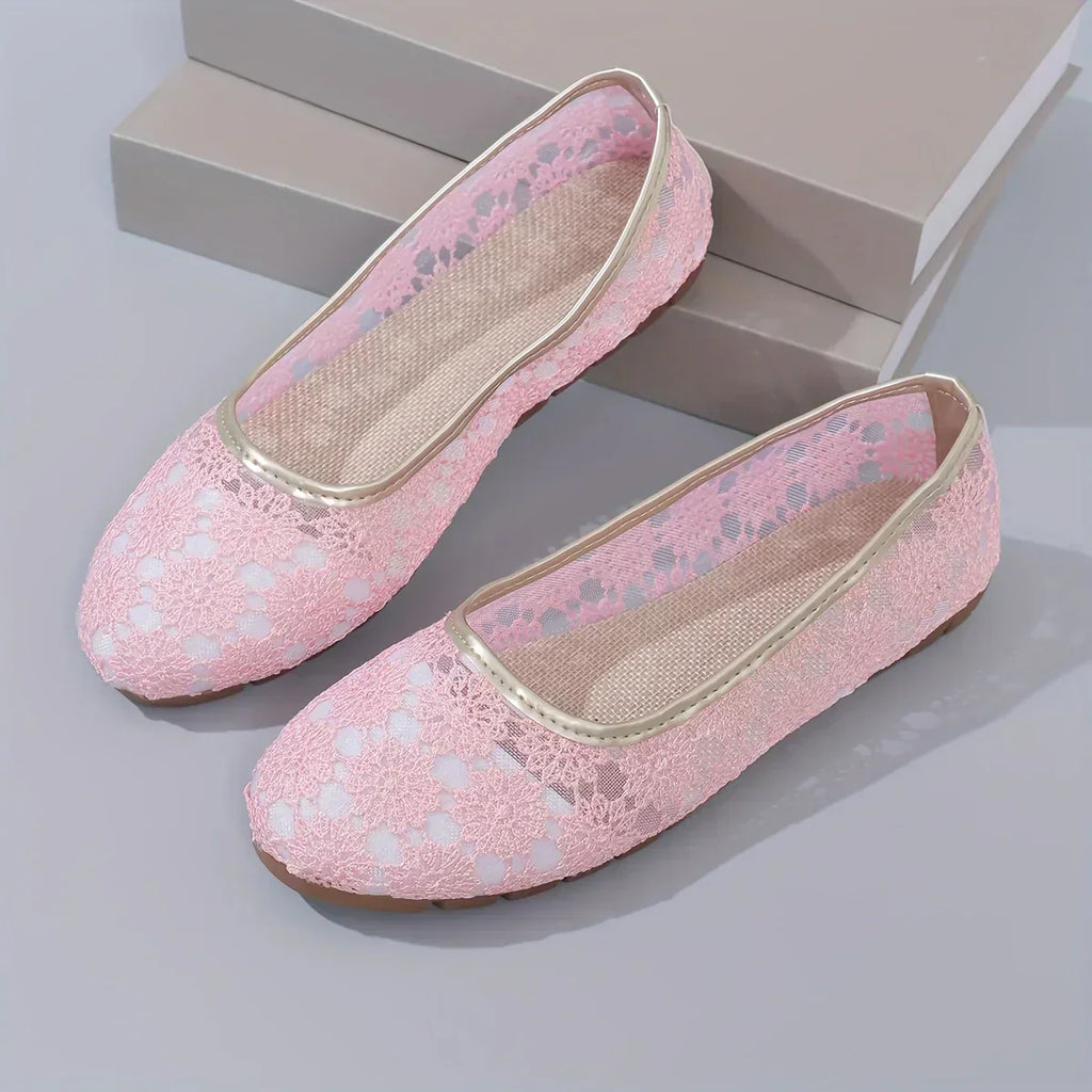 Women’s Floral Pattern Ballerina Flats