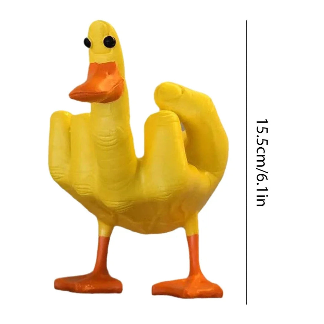 Modern Duck Sculpture Minimal Home Accent Decorative Figure