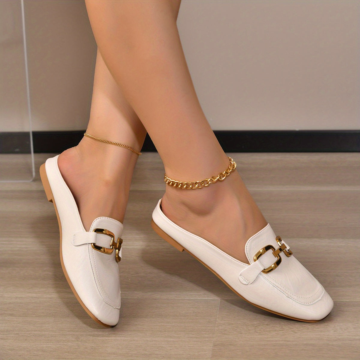 Women’s Casual Mules – Everyday Footwear Beige