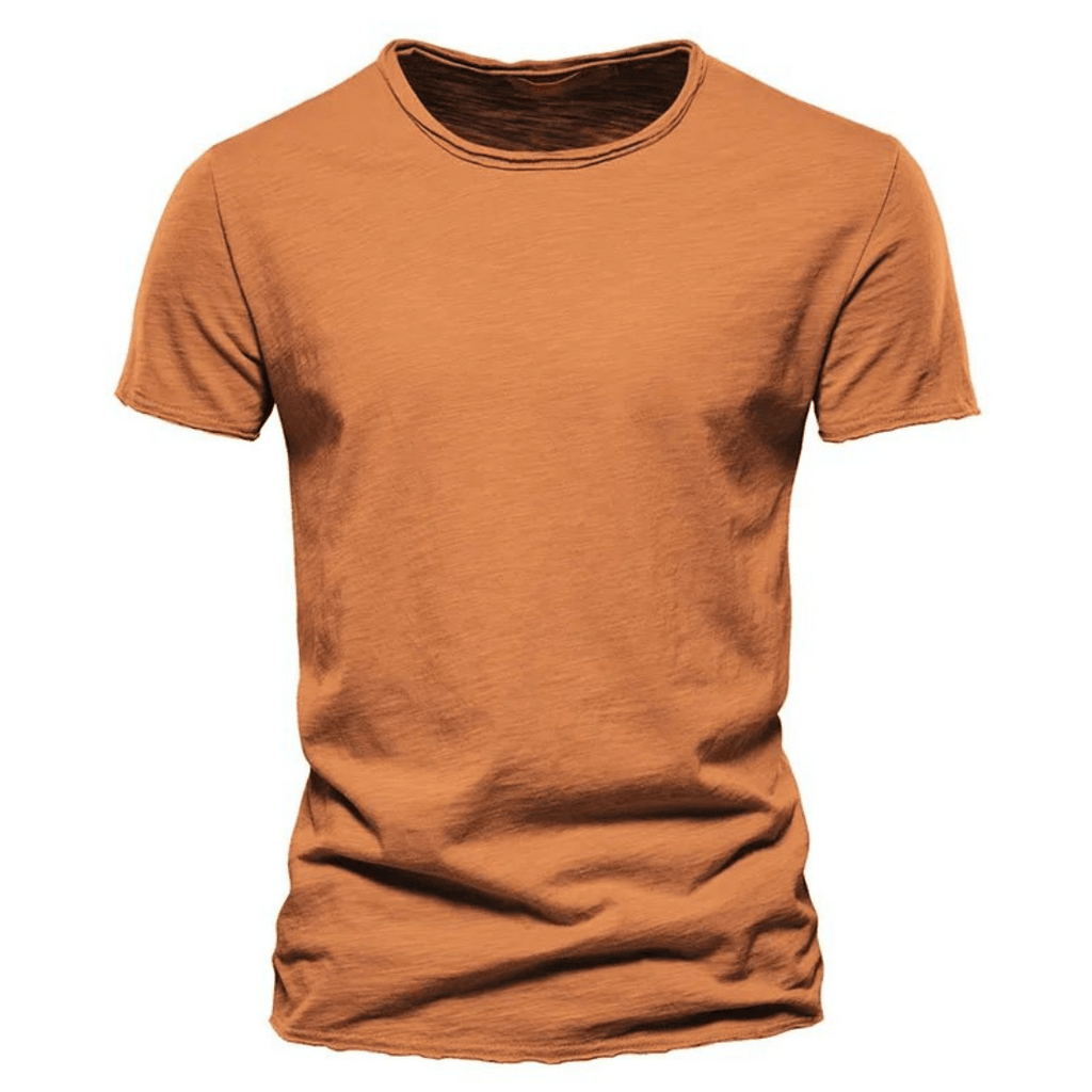 Men’s Classic Shirt for Effortless Everyday Style Orange