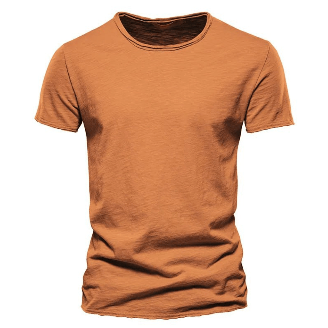 Men’s Classic Shirt for Effortless Everyday Style Orange