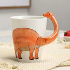 Whimsical Dinosaur Mug for Coffee and Tea Breaks Moments Brachiosaurus