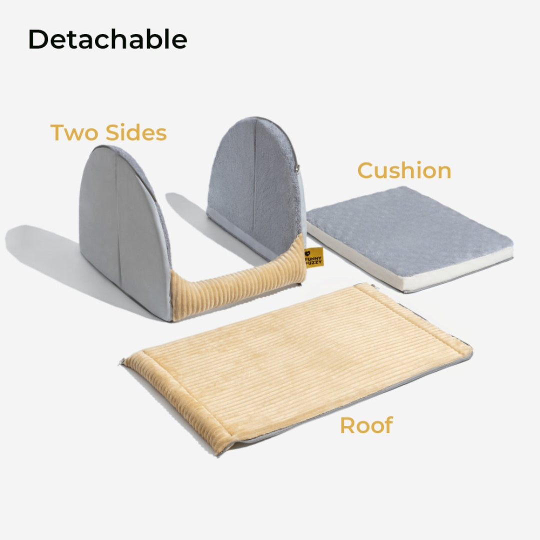 Spacious Orthopedic Dog Bed with Washable Removable Cover