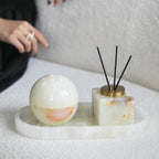 Elegant Handmade Marble Diffuser Living Room Accent Decor