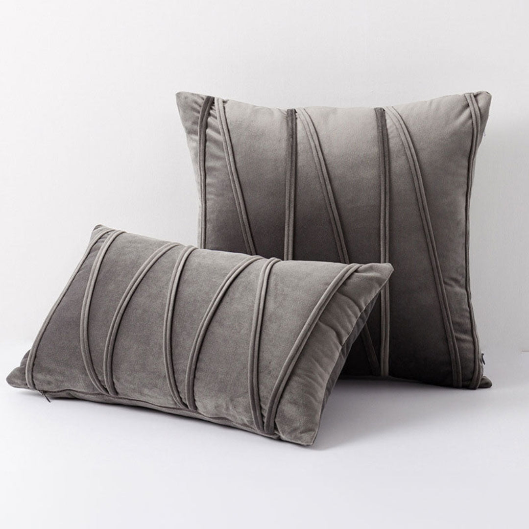 Luxury Decorative Pillow Covers | Refined Home Accent Gray