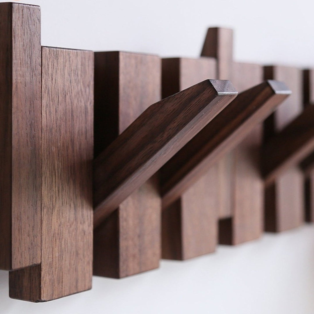 Handcrafted Piano Coatrack | Luxury Wooden Coatrack Walnut wood