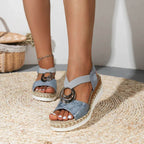 Women’s Supportive Orthopedic Summer Sandals Blue