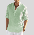 Men’s Lightweight Breathable Summer Shirt Light Green