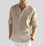 Men’s Lightweight Breathable Summer Shirt Beige