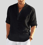 Men’s Lightweight Breathable Summer Shirt Black