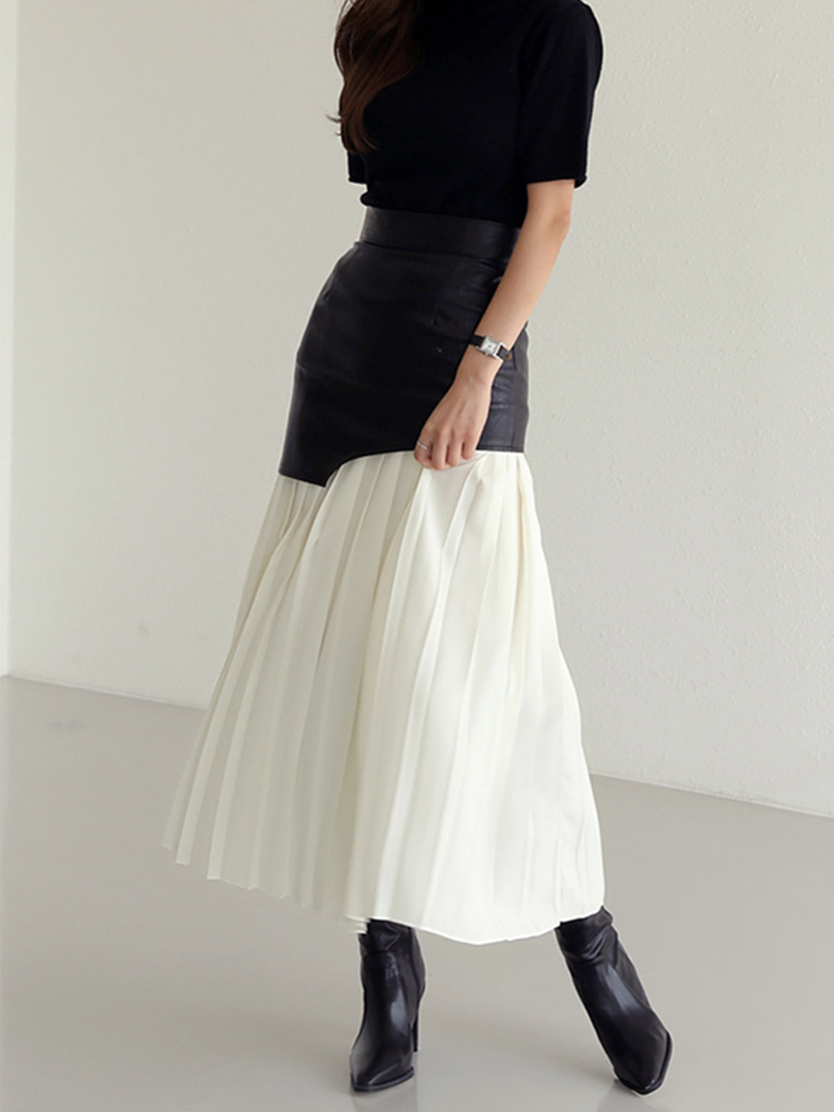 Women’s Elegant Asymmetrical Midi Skirt – Stylish Summer Look