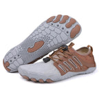 Men’s Lightweight Breathable Barefoot Walking Shoes for Summer Brown