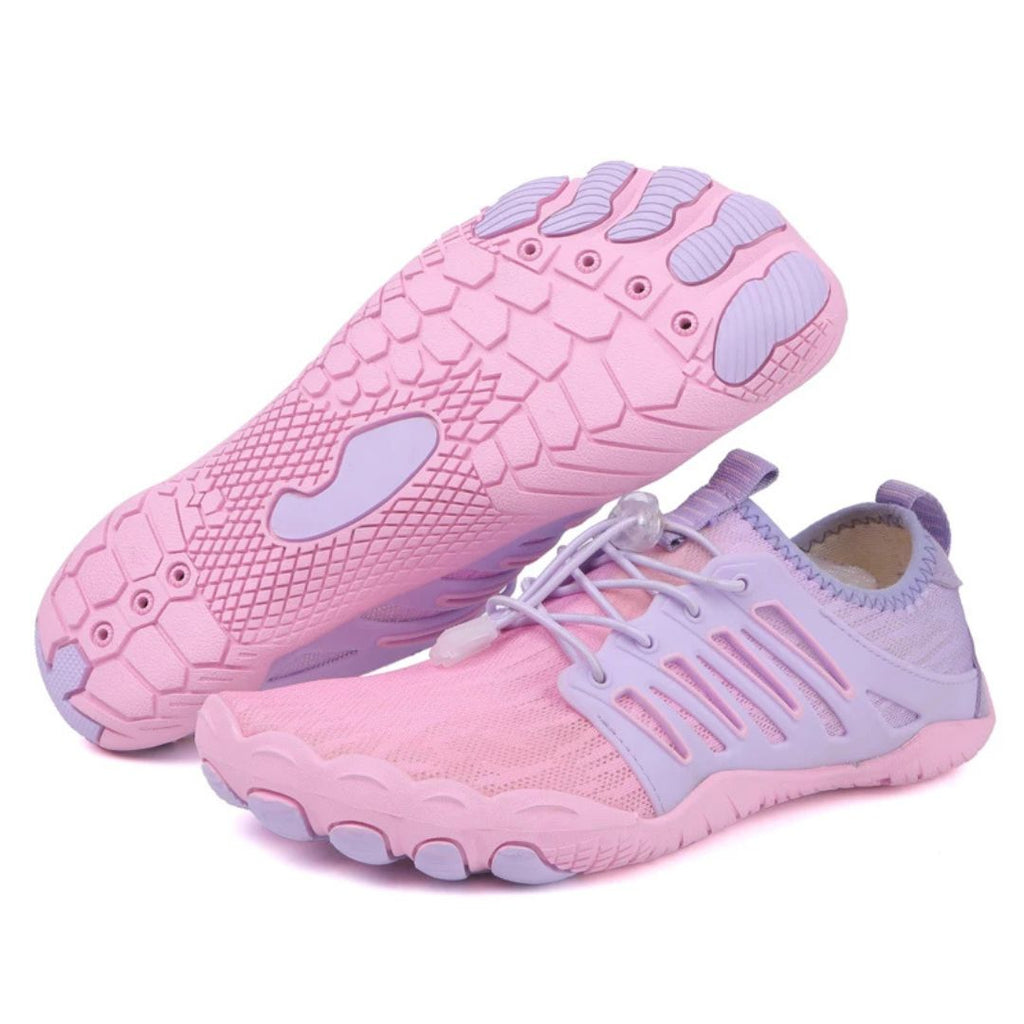 Men’s Lightweight Breathable Barefoot Walking Shoes for Summer Pink