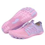 Men’s Lightweight Breathable Barefoot Walking Shoes for Summer Pink
