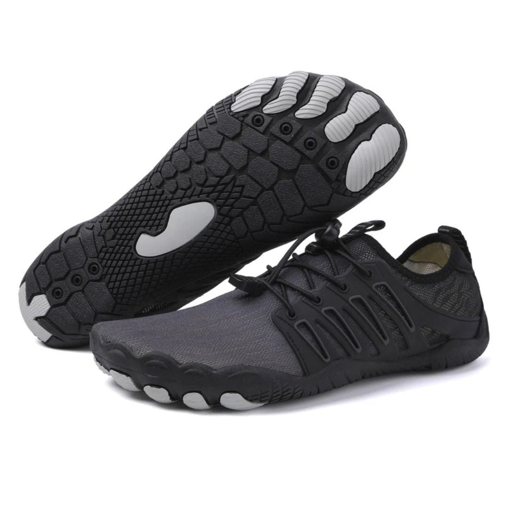 Men’s Lightweight Breathable Barefoot Walking Shoes for Summer Black