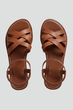 Women’s Elegant Crisscross Strap Ankle Sandals for Summer