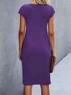 Women’s Timeless Midi Dress with Elegant Silhouette