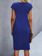Women’s Timeless Midi Dress with Elegant Silhouette