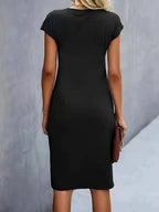 Women’s Timeless Midi Dress with Elegant Silhouette