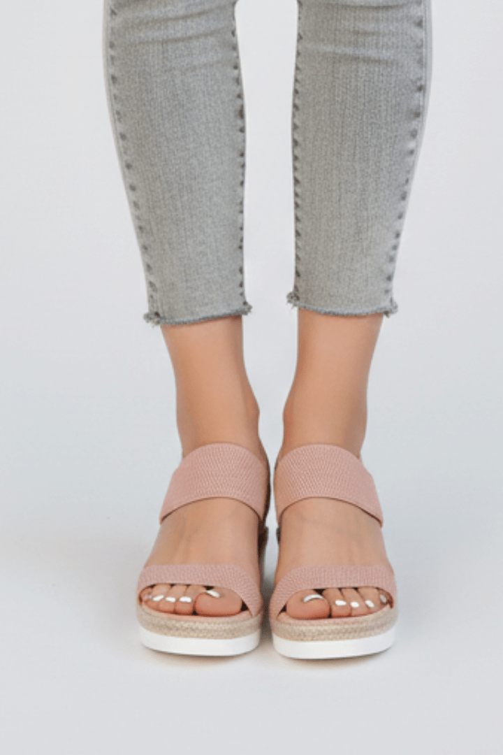 Women’s Modern Raised Sole Stretch Fit Sandals for Summer