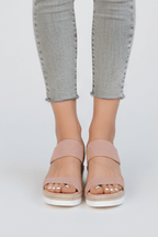 Women’s Modern Raised Sole Stretch Fit Sandals for Summer