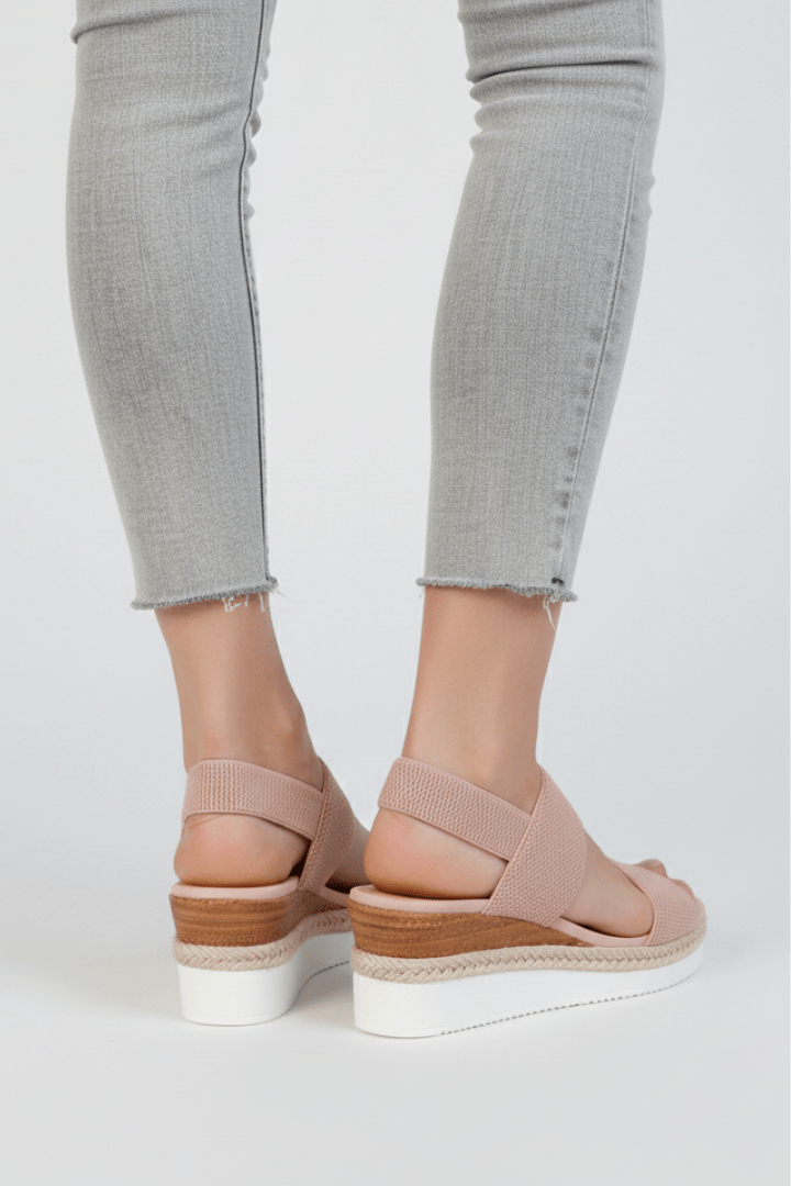 Women’s Modern Raised Sole Stretch Fit Sandals for Summer