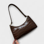 Women’s Iconic Classic Shoulder Bag - Effortless Summer Style Brown