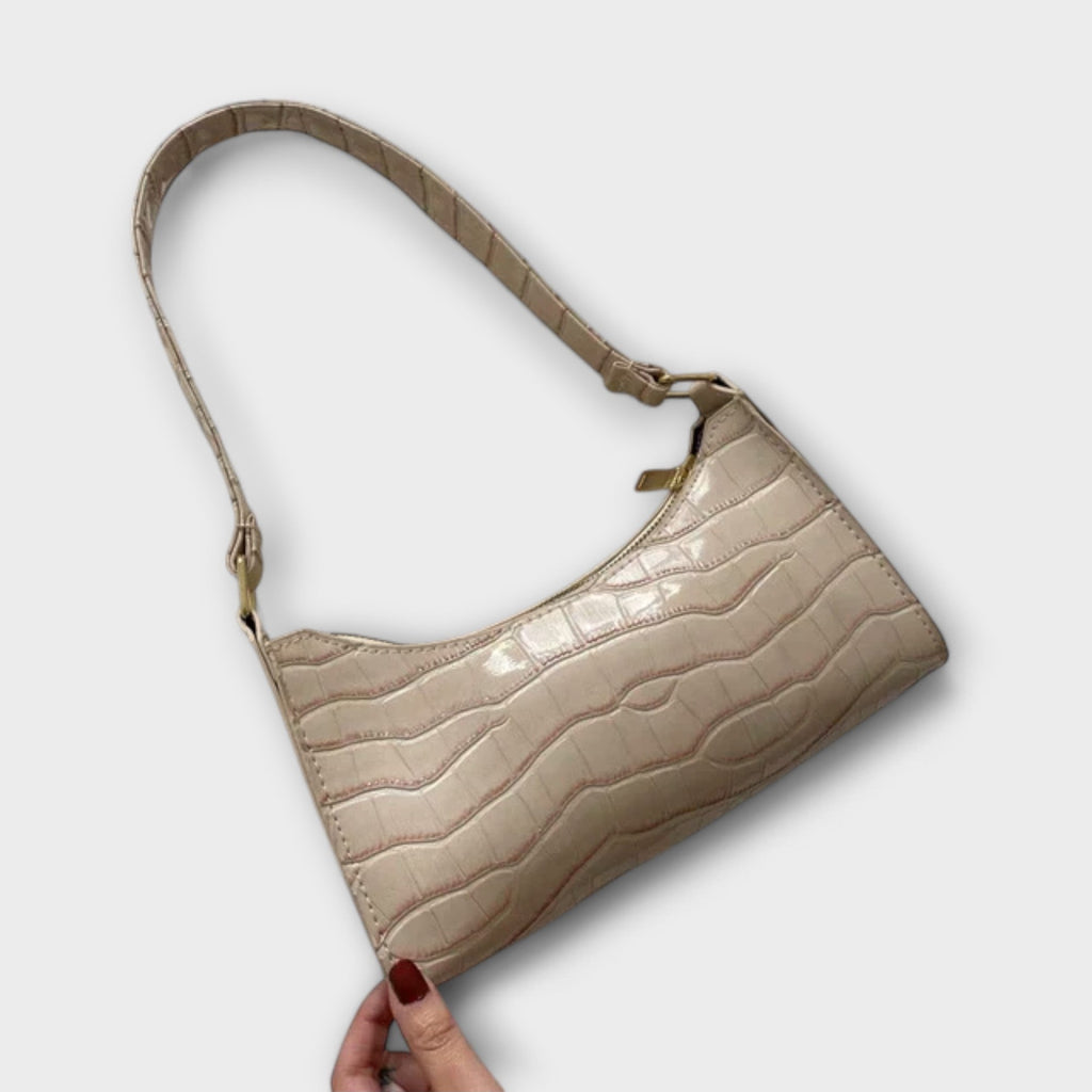Women’s Iconic Classic Shoulder Bag - Effortless Summer Style Beige