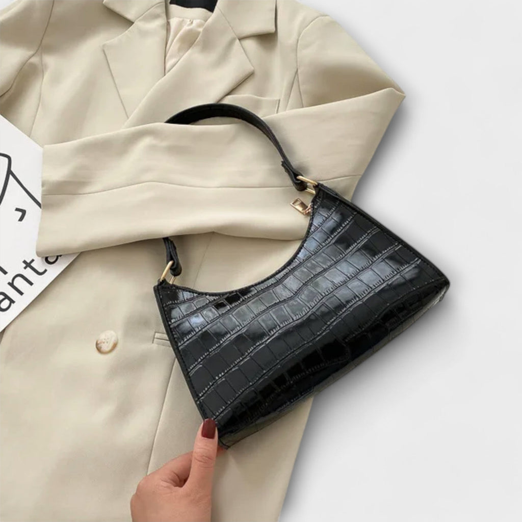 Women’s Iconic Classic Shoulder Bag - Effortless Summer Style Black