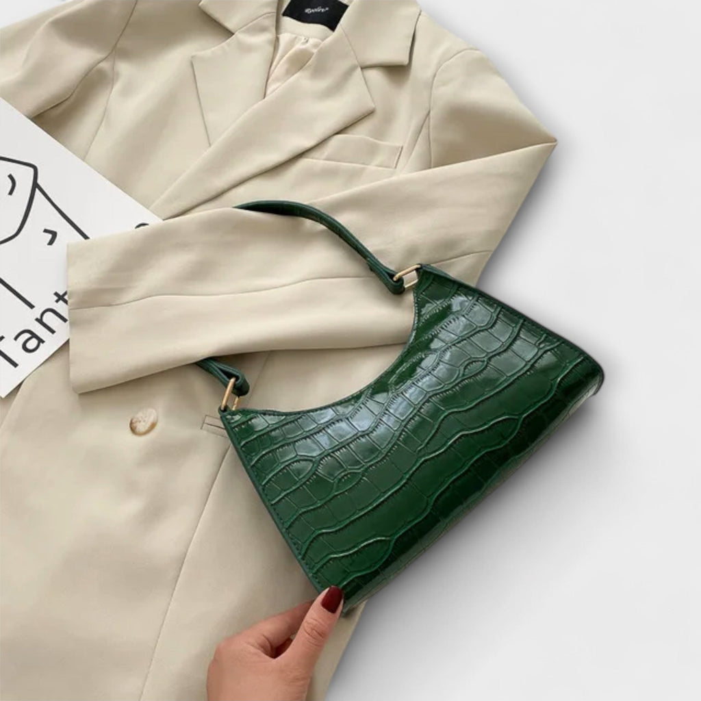 Women’s Iconic Classic Shoulder Bag - Effortless Summer Style Green