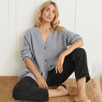 Women’s Classic Knit Button Cardigan for Everyday Layering