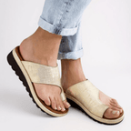 Women’s Comfortable Orthopedic Toe Split Sandals for Summer Gold