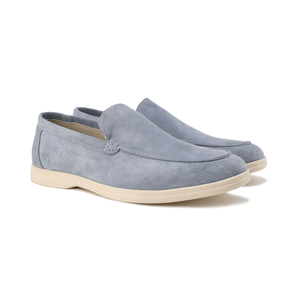 Men’s Casual Slip-On Loafers Shoes for Everyday Wear Misty Blue