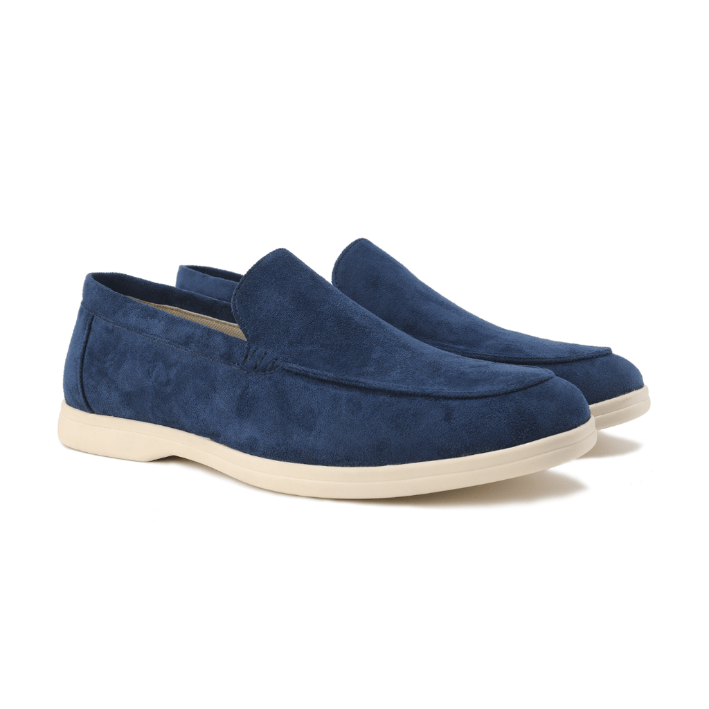 Men’s Casual Slip-On Loafers Shoes for Everyday Wear Navy Blue