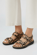 Women’s Bold Multi-Strap Heeled Sandals for Summer Style