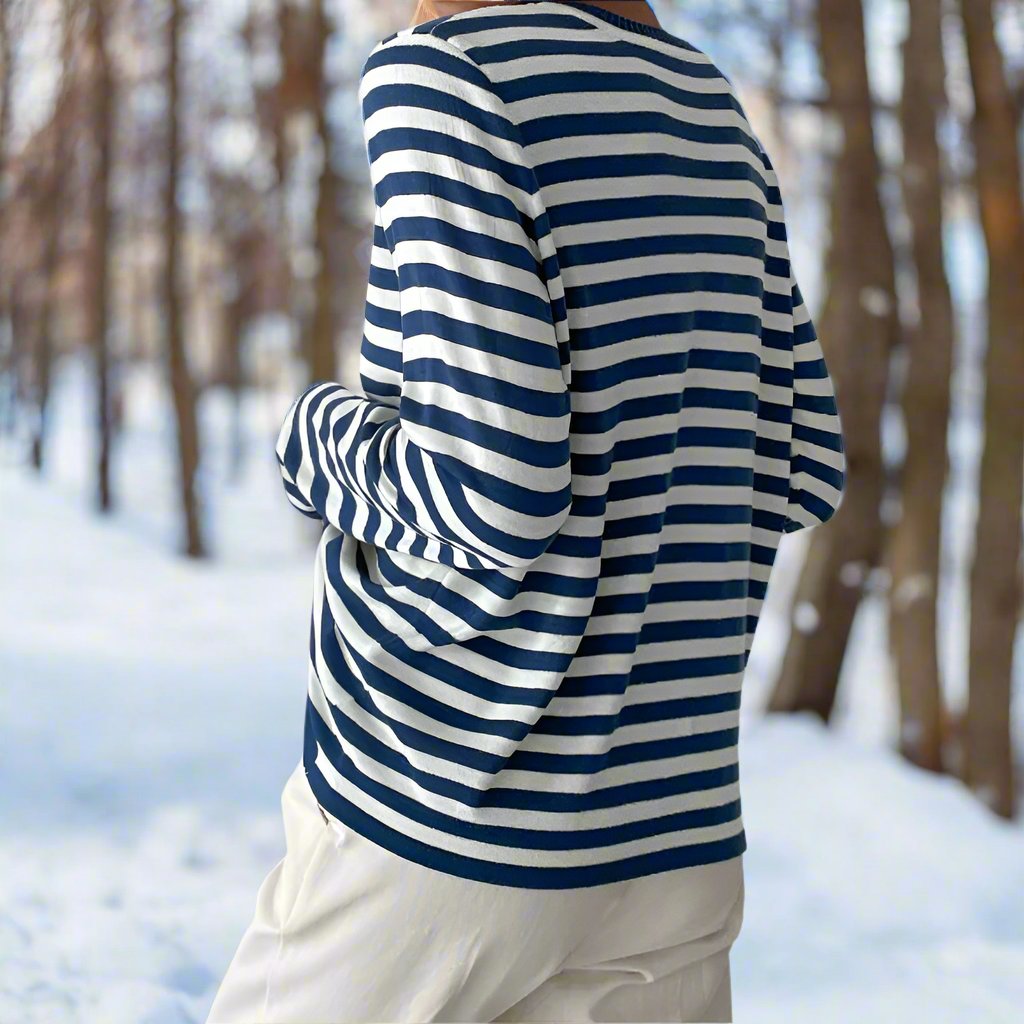 Women’s Classic Striped Long Sleeve T-Shirt