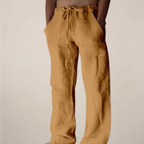 Men’s Wide Loose Relaxed Fit Trousers for Casual Summer Wear