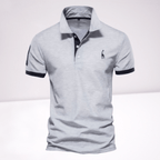 Men’s Elegant Polo Shirt - Timeless Comfort and Style Gray