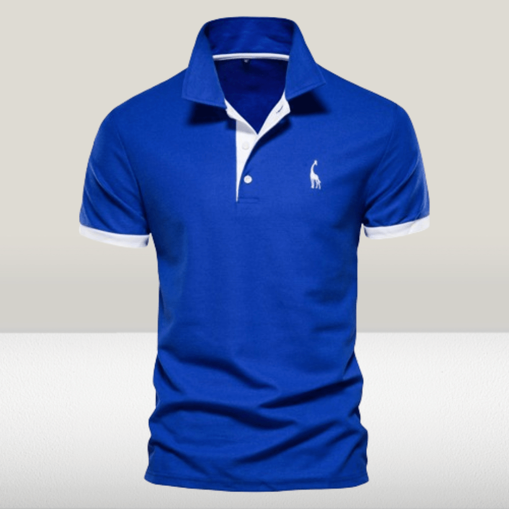 Men’s Elegant Polo Shirt - Timeless Comfort and Style Blue