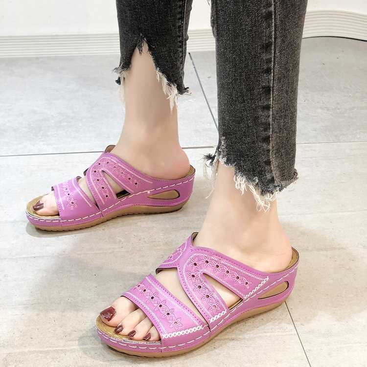Women’s Orthopedic Everyday Sandals for Summer Comfort Purple